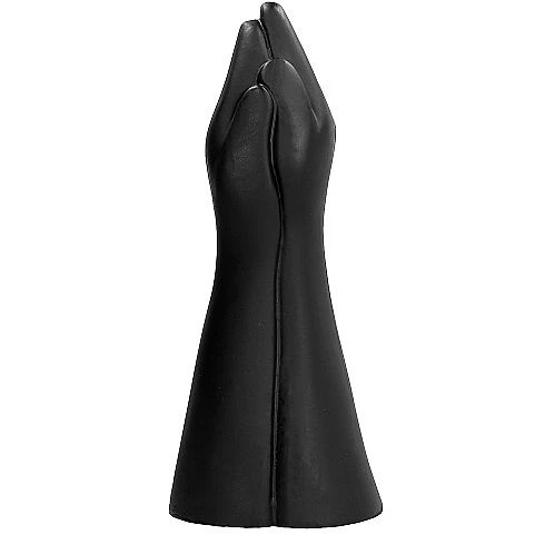 ALL Black Fisting-Dildo met hand en arm, 39 x 16 cm