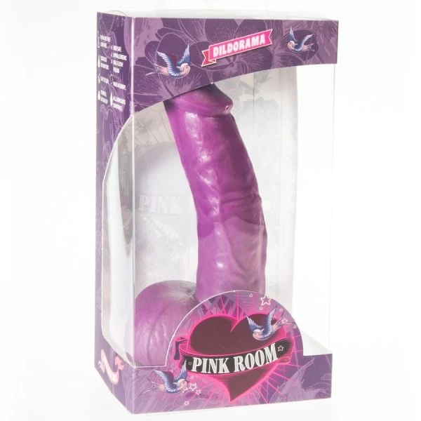 Pink Room Connor Realistische Dildo van PVC met Zuignap Paars 16 cm Pink Room Connor Realistische Dildo van PVC met Zuignap Paars 16 cm