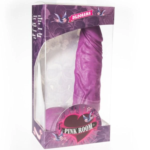 Pink Room Chems Realistische Dildo van PVC 20 cm paars