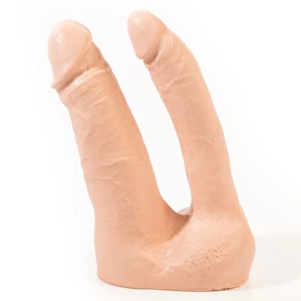 Pink Room Arthus Realistische dubbele dildo van PVC, 17 cm en 15,5 cm