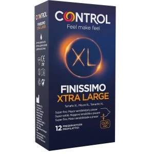 Control Finissimo XL Condoms 12 Pieces, Nominal Width 57 mm