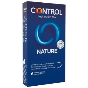 Control Condoms Adapta Nature Condoms, 6 pieces, transparent