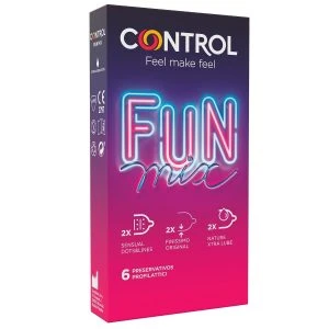 Control Condoms Feel Fun Mix 6 Pack