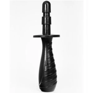 Hung System Analplug Stecker Schwarz mit Saugsystem