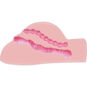 Act Fat Ass Fucker Masturbator mit Vibration und zwei Öffnungen