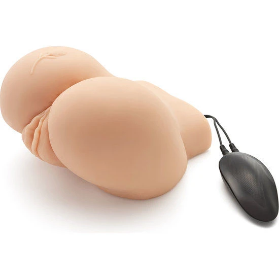 Act Realistische Masturbator met Vibrator, 21 x 22,5 x 13 cm