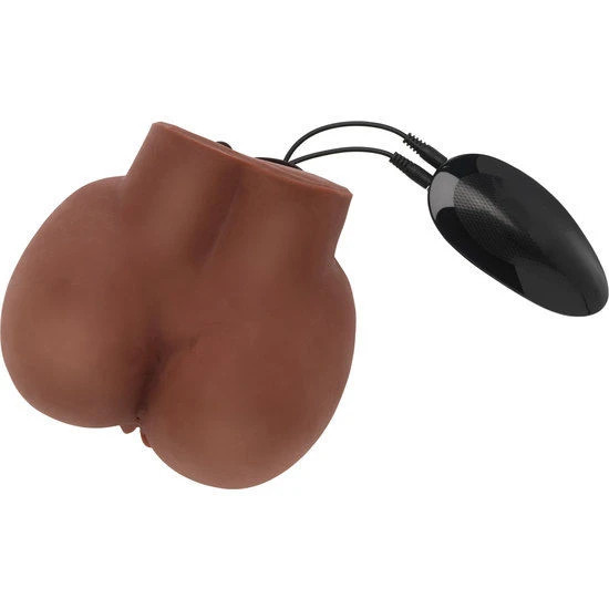 Act Big Ass Masturbator mit braunem Vibrator