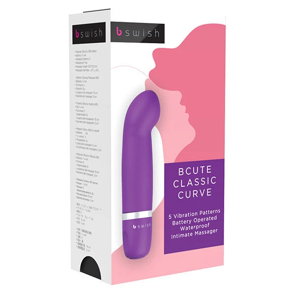 B Swish Bcute Classic Curve G-Punkt Vibrator Paars