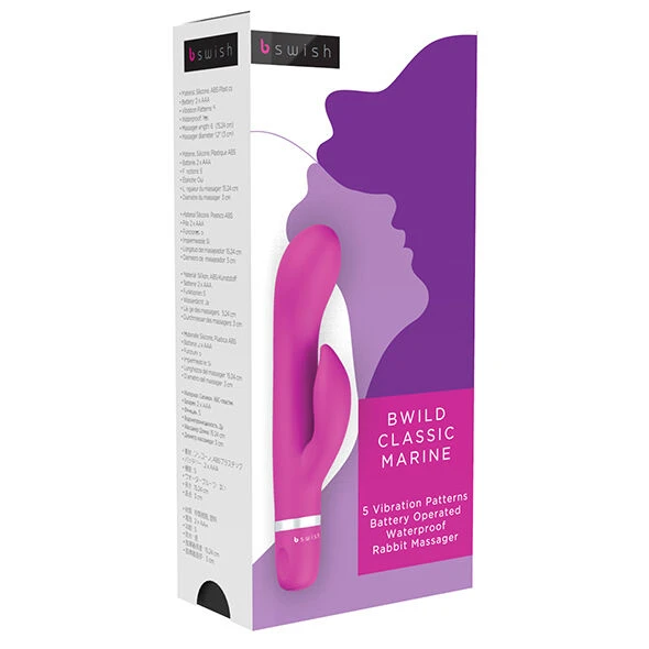 B Swish Bwild Classic Marine Rabbit Vibrator met Clitorisstimulator