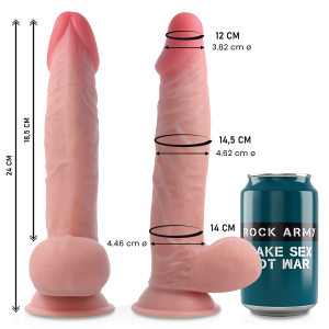 Rock Army Dual Density Dildo Sherman 24 cm Rock Army Dual Density Dildo Sherman 24 cm - Afbeelding 3