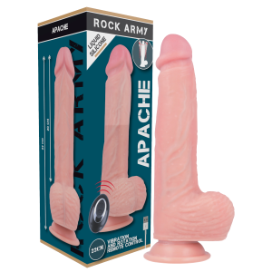 Rock Army Liquid Silicone Apache Vibrator met afstandsbediening 20,5 cm Rock Army Liquid Silicone Apache Vibrator met afstandsbediening 20,5 cm - Afbeelding 1