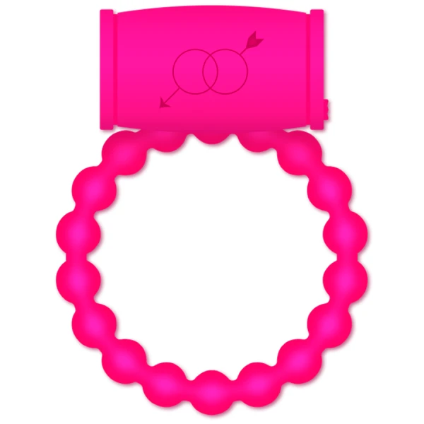 Casual Love Vibratorring 25 mit Klitorisstimulator, rosa
