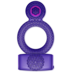 Casual Love Dubbele Penisring met Trilkogel Paars Casual Love Dubbele Penisring met Trilkogel Paars - Afbeelding 2