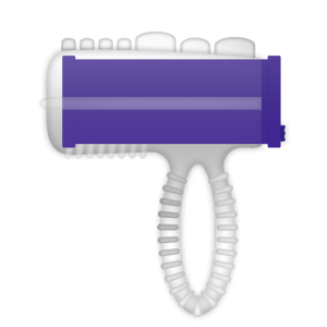Casual Love Ring Vibrator Lilac Tongue – Vinger- en tongvibrator Casual Love Ring Vibrator Lilac Tongue – Vinger- en tongvibrator - Afbeelding 2