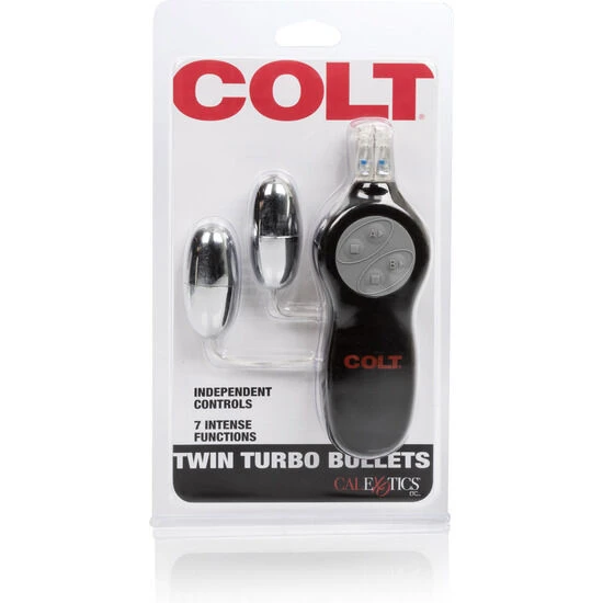 Calexotics Colt 7 Function Twin Turbo Bullets vibrerende liefdesbollen Calexotics Colt 7 Function Twin Turbo Bullets vibrerende liefdesbollen