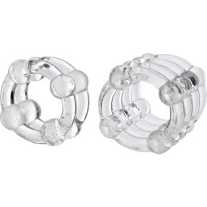 Calexotics Colt Enhancer Rings Penisringen van thermoplastisch rubber, transparant Calexotics Colt Enhancer Rings Penisringen van thermoplastisch rubber, transparant - Afbeelding 1
