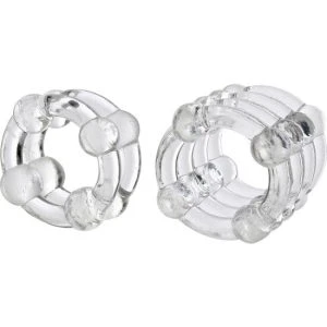 Calexotics Colt Enhancer Rings penis rings made of thermoplastic rubber, clear