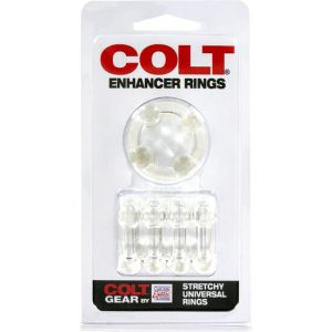 Calexotics Colt Enhancer Rings Penisringen van thermoplastisch rubber, transparant Calexotics Colt Enhancer Rings Penisringen van thermoplastisch rubber, transparant - Afbeelding 2