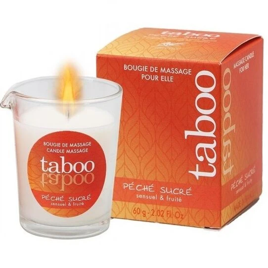 RUF Taboo Massagekaars met Nectarinesmaak