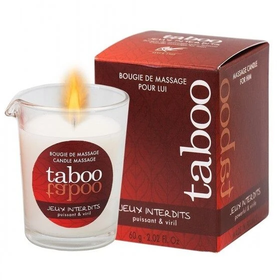 RUF Taboo-Massagekaars voor HEM Wild Lichen Aroma