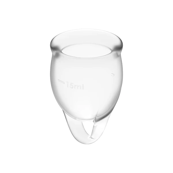 Satisfyer Menstrual Cups Feel Confident Menstrual Cup Set 15 + 20 ml transparant