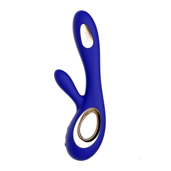 Lelo Soraya Wave Vibrator Rabbit met WaveMotion-technologie, Middernachtblauw Lelo Soraya Wave Vibrator Rabbit met WaveMotion-technologie, Middernachtblauw