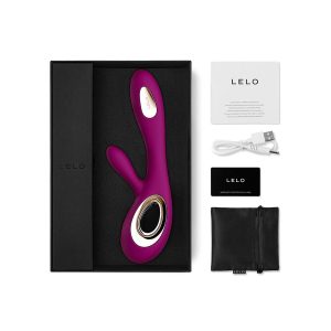 Lelo Soraya Wave Vibrator Rabbit Deep Rose – G-punt- en clitorisstimulator Lelo Soraya Wave Vibrator Rabbit Deep Rose – G-punt- en clitorisstimulator - Afbeelding 3