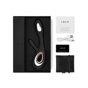 Lelo Soraya Wave Vibrator Konijn met WaveMotion-technologie Zwart Lelo Soraya Wave Vibrator Konijn met WaveMotion-technologie Zwart - Afbeelding 4