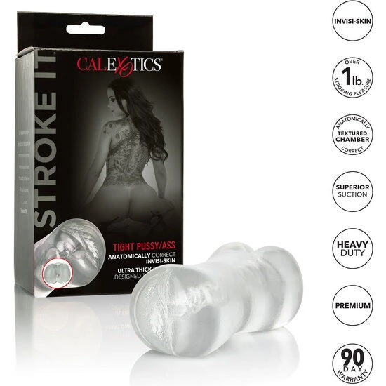 Calexotics Masturbator Stroke It mit Vibration, 16,5 x 9,5 cm