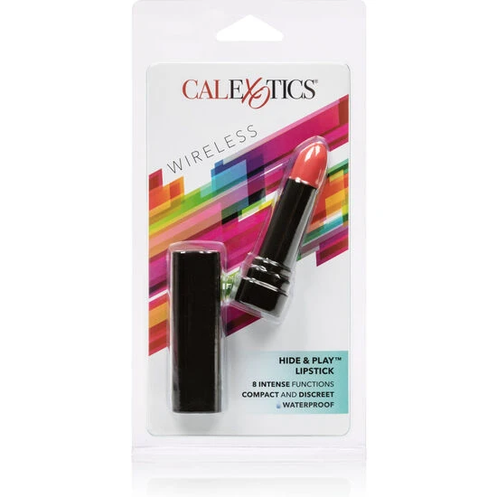 Calexotics Hide & Play Opgevibrator als lippenstift, rood