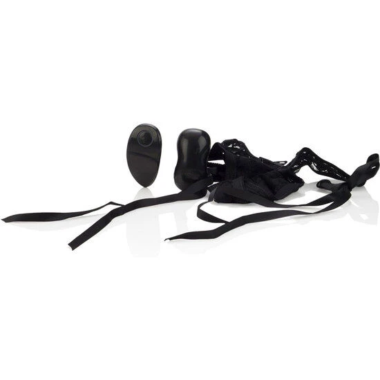 Calexotics 10-functies-tanga met vibratiebal, zwart