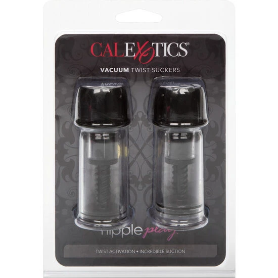 Calexotics Vacuum Twist Nippelsauger Zwart, 2 stuks, verstelbaar Calexotics Vacuum Twist Nippelsauger Zwart, 2 stuks, verstelbaar