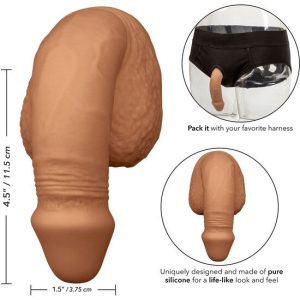 Calexotics Silikon-Packer-Penis 10,25 x 3,75 cm Karamell Calexotics Silikon-Packer-Penis 10,25 x 3,75 cm Karamell - Afbeelding 4