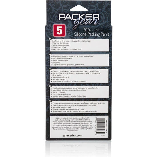 Calexotics Silikon-Dildo Packing Penis von Packer Gear, weich und flexibel