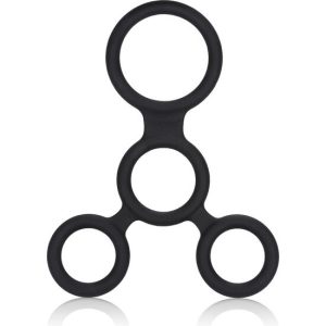 Calexotics Penisring-set met erectieondersteuning, drie elastische ringen Calexotics Penisring-set met erectieondersteuning, drie elastische ringen - Afbeelding 1