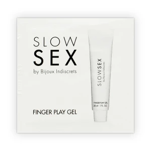Bijoux Slow SEX Massagegel mit Fingerspiel Einzeldosis Kokosaroma