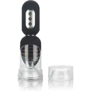 Calexotics Penis Pump Get Hard Head Pump Set with Vibration and Suction Function
