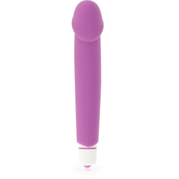 Dolce Vita Naturvibrator Realistic Purple Silicone met afneembare hoes