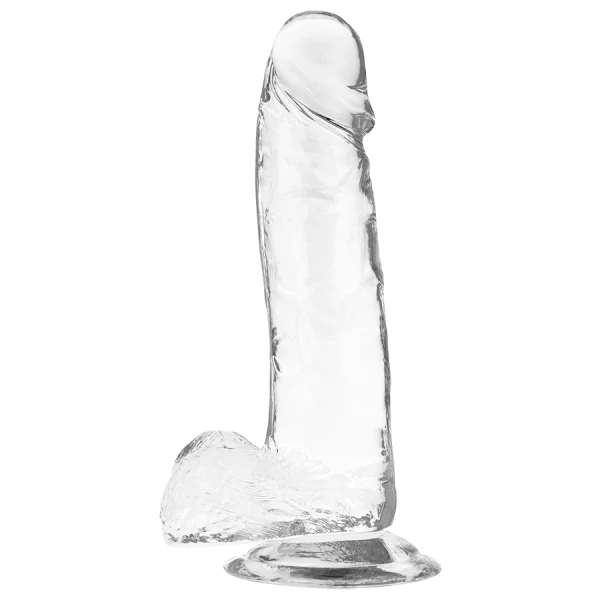 X RAY Heldere Dildo met zuignap 20 cm 4,5 cm diameter