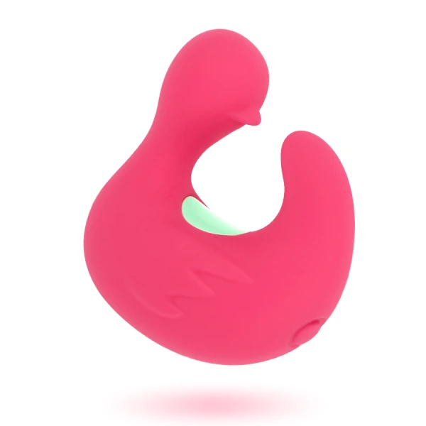 Happy Loky Duckymania oplaadbare siliconen stimulatorvinger, 4,5 cm