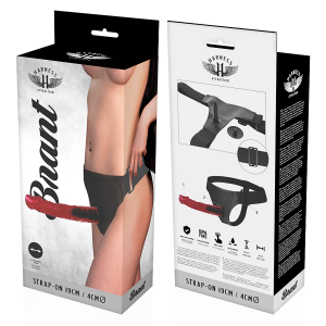 Harness Attraction Strap-On-Geschirr mit realistischem Penis 19 x 4 cm – Bild 7