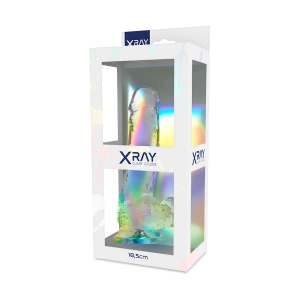X RAY Clear Dildo with Testicles 18.5 cm Length, 3.8 cm Diameter X RAY Clear Dildo with Testicles 18.5 cm Length, 3.8 cm Diameter - Image 2