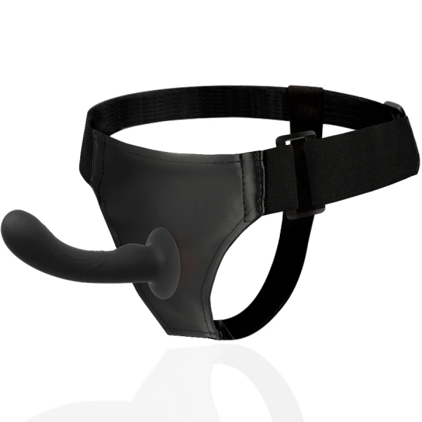 Harness Attraction Strap-On-Set mit G-Punkt-Dildo 15,5 x 3,8 cm