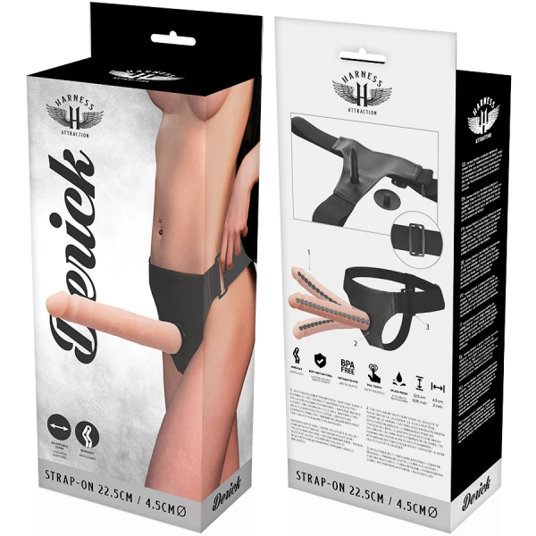 Harness Attraction Strap-On mit beweglich realistischem Penis Harness Attraction Strap-On mit beweglich realistischem Penis