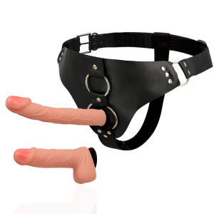 Harness Attraction Strap-On-Harnas met twee penissen Harness Attraction Strap-On-Harnas met twee penissen - Afbeelding 3