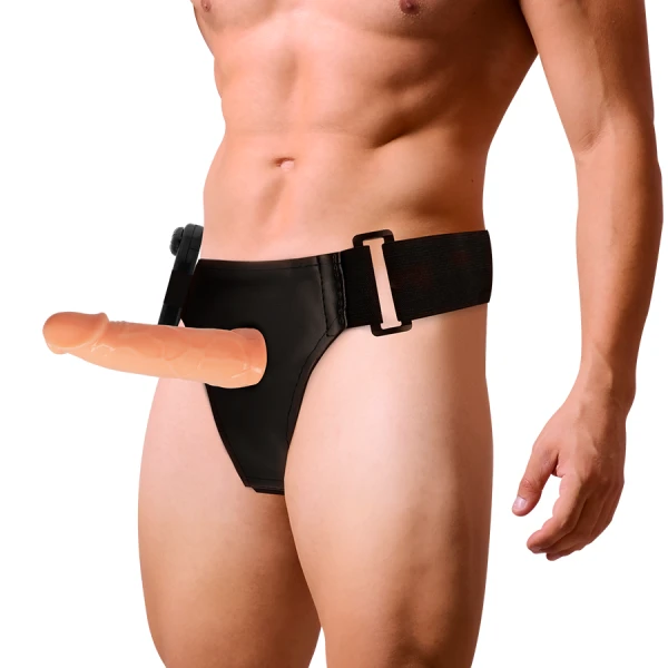 Harness Attraction Hohlgurt Willian met Vibrator, 17 x 4,5 cm