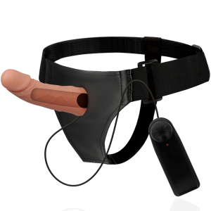 Harness Attraction Holle raam-penis met vibrator 15 x 5 cm Harness Attraction Holle raam-penis met vibrator 15 x 5 cm - Afbeelding 3
