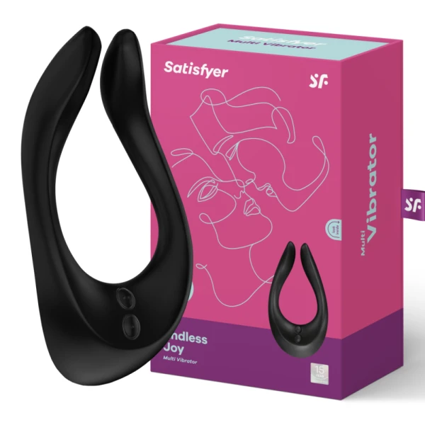 Satisfyer Partner Auflegevibrator Multifun 2 Schwarz