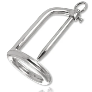 Metal Hard Eikelring met urethraplug van chirurgenstaal