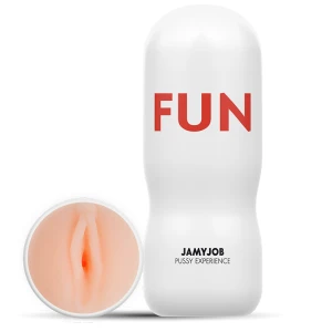Jamyjob Vagina Masturbator with TPR material, phthalate-free